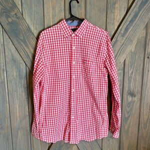 Crown & Ivy watermelon Gingham Men's Shirt
